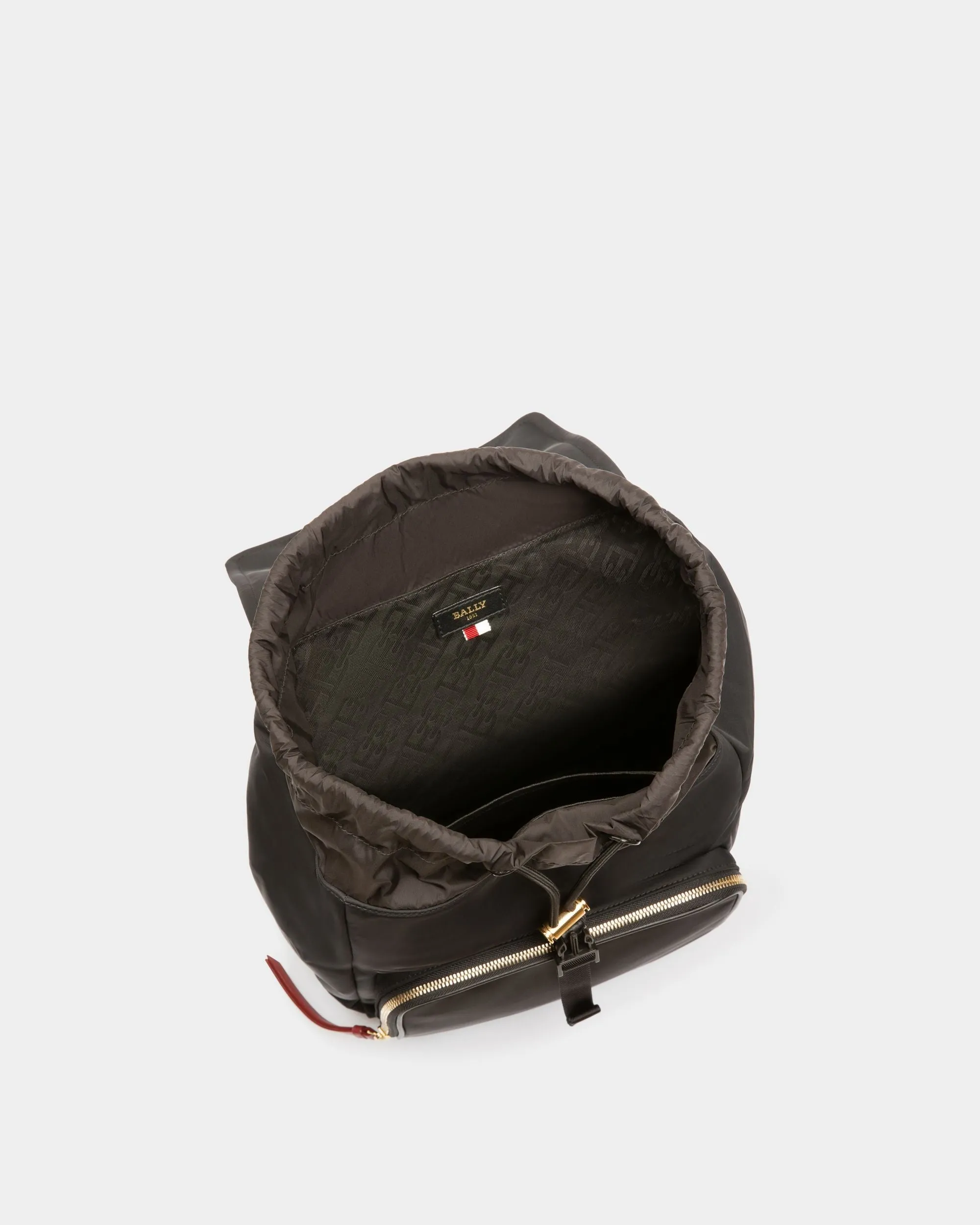 Elza Recycled Nylon Backpack In Black