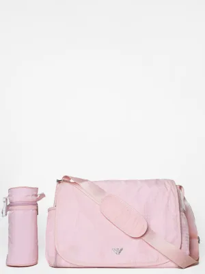 Emporia Armani Logo Plaque Changing Bag