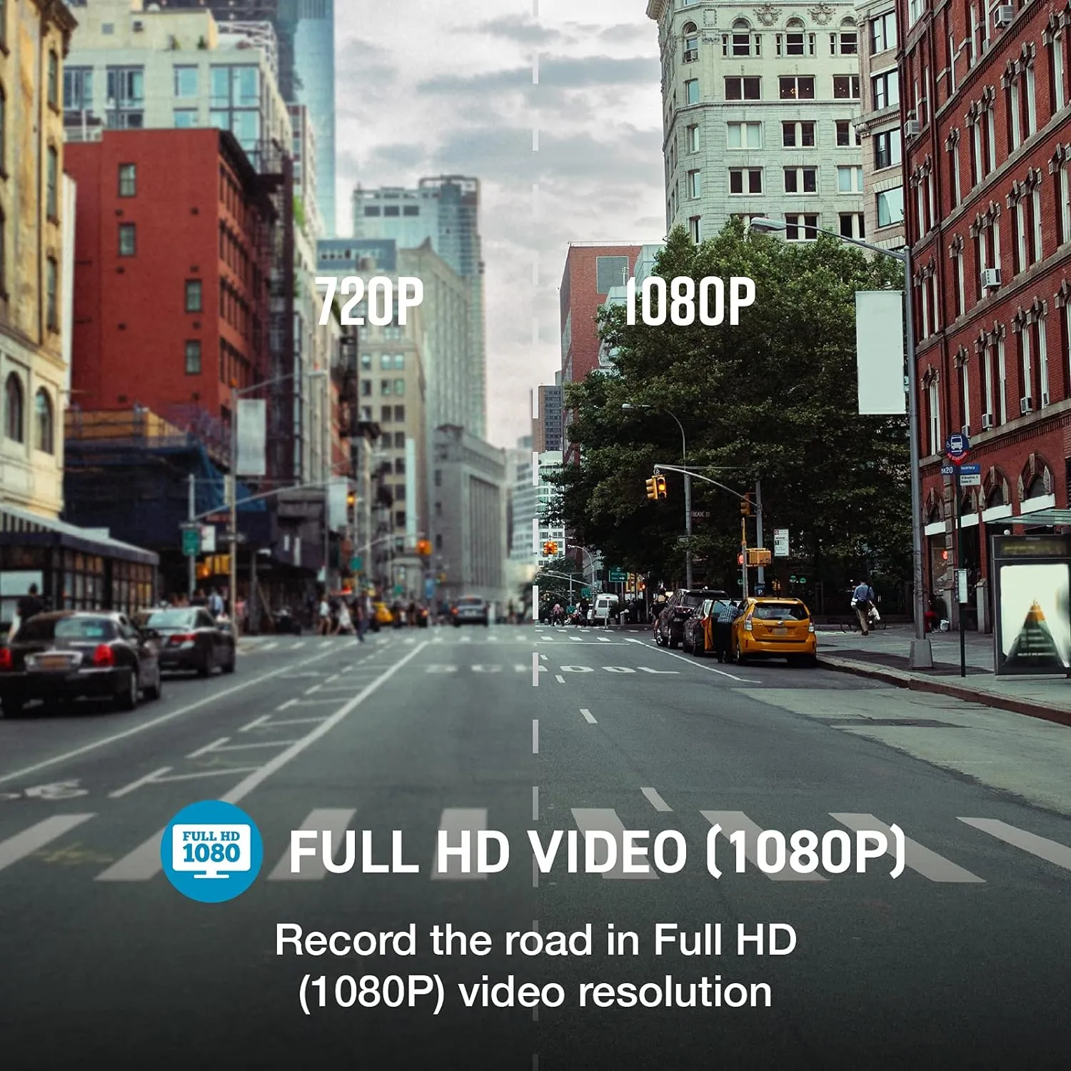 Escort M2 Smart Dash Cam – 1080P Full HD Video Dash Cam, Incident Reports, Parking Mode, Drive Smarter App, Wi-Fi & GPS, 16GB Micro SD Card, Compatible with MAX 360c, MAX 360