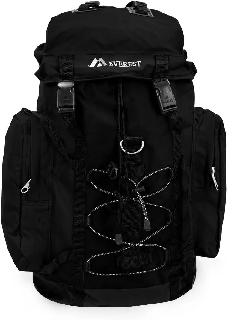 Everest Hiking Pack, Black, One Size