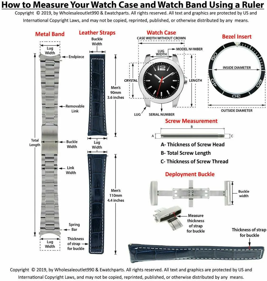 Ewatchparts 18-19-20-21-22-23-24mm Perforated Leather Watch Band Strap Compatible with Omega Easy Release