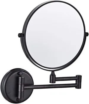 Extending Folding Bathroom Shaving Cosmetic Make Up - 3X/1X Magnification with Drilling or Without Drilling(#5)