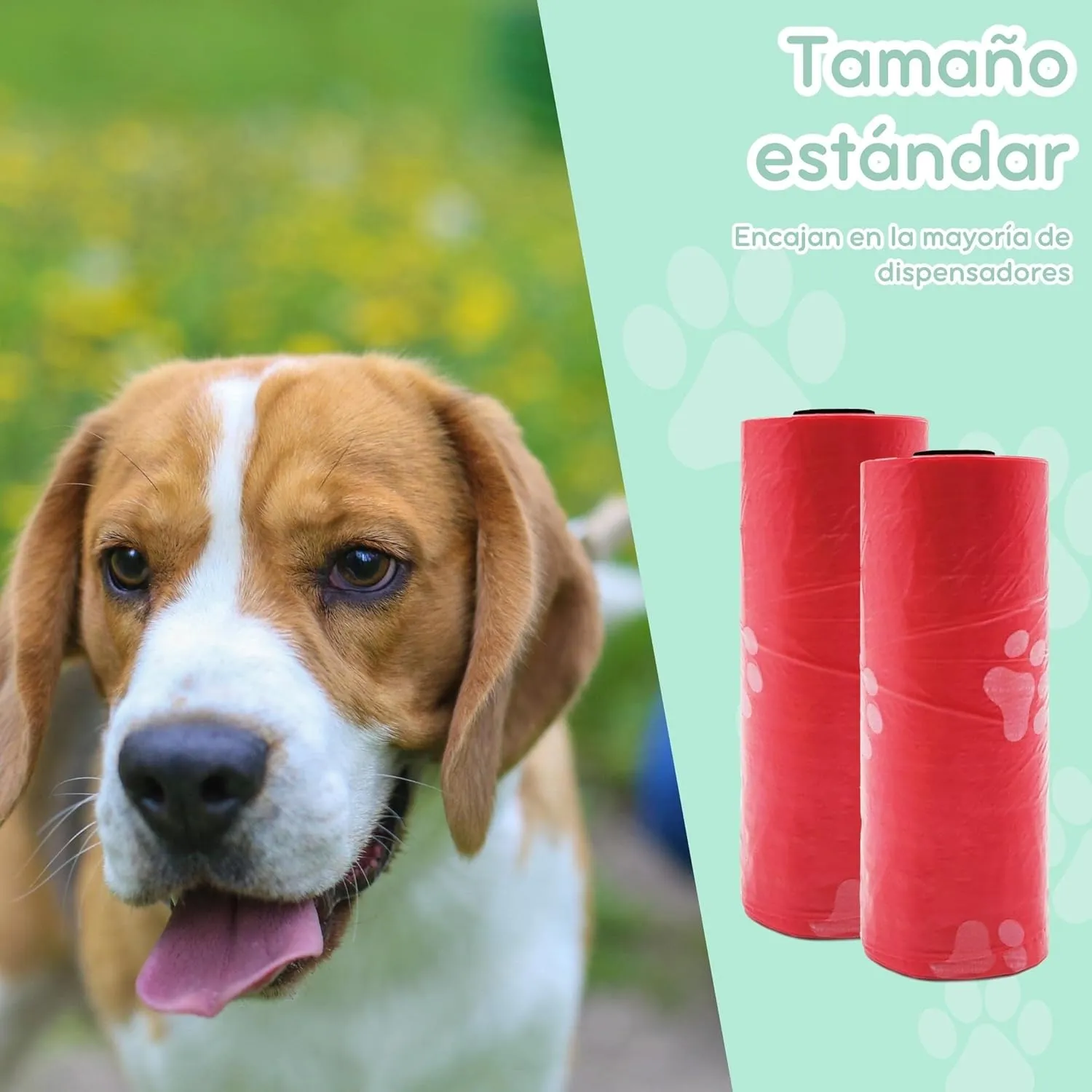 Extra Strong and Leak Proof Dog Poop Bags Odorless Dog Poop Bags Size 30 x 22 cm (Normal, 540 Pcs)