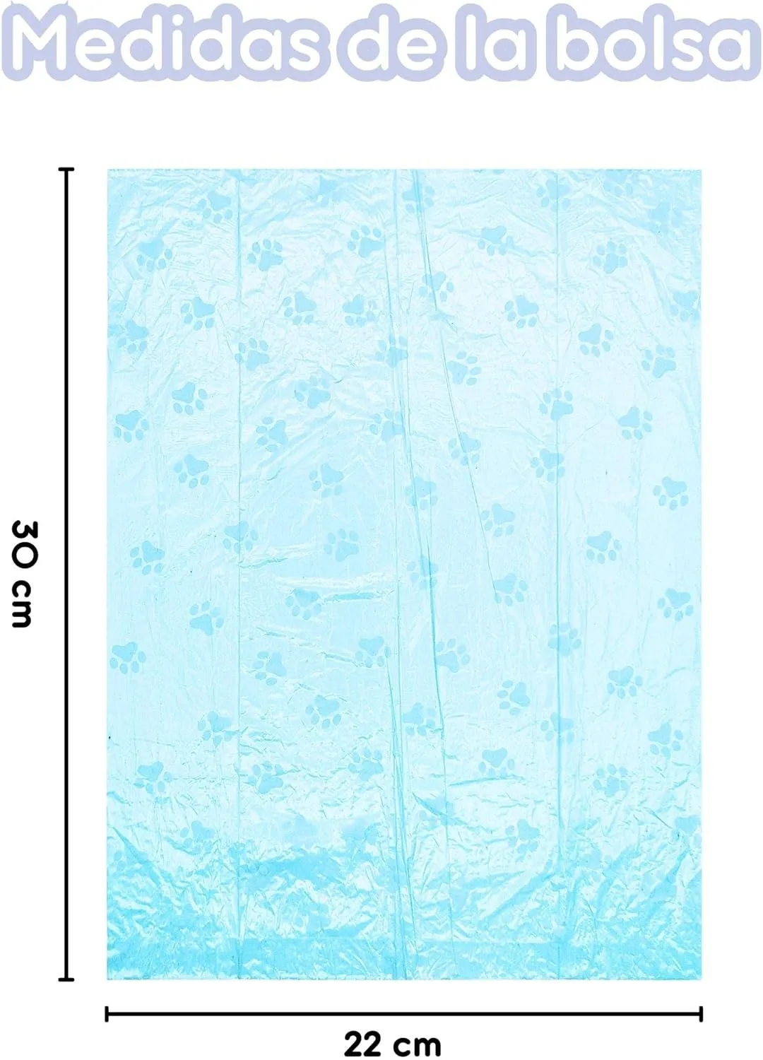 Extra Strong and Leak Proof Dog Poop Bags Odorless Dog Poop Bags Size 30 x 22 cm (Normal, 540 Pcs)