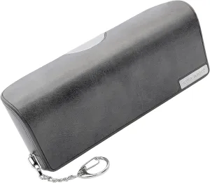 Eyeglasses Case – Vegan Leather Hard Shell Holder, One-Hand Access, Fits Sunglasses, Readers, Blue Light Glasses