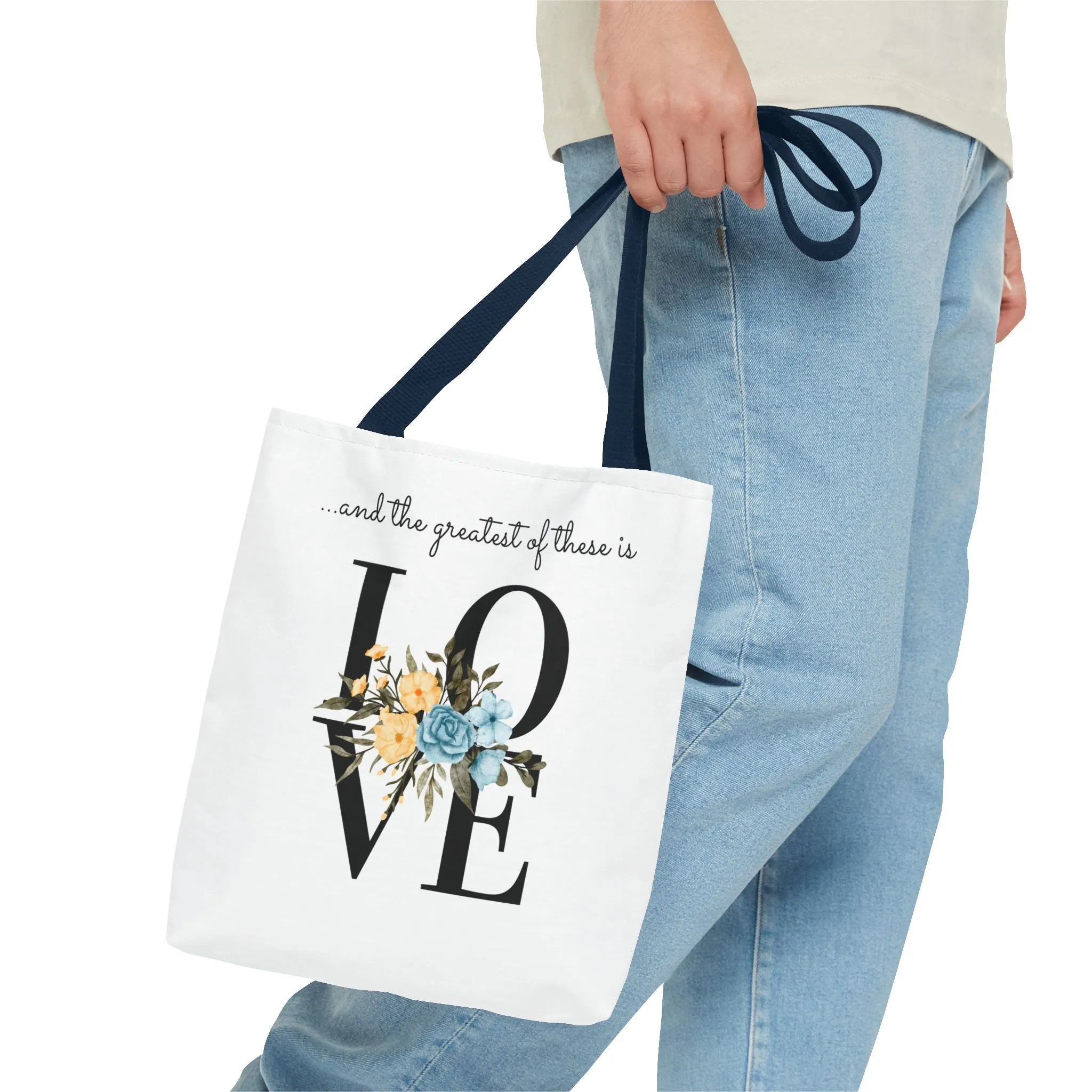 Favorite Verses The Greatest of These Is Love Tote Bag
