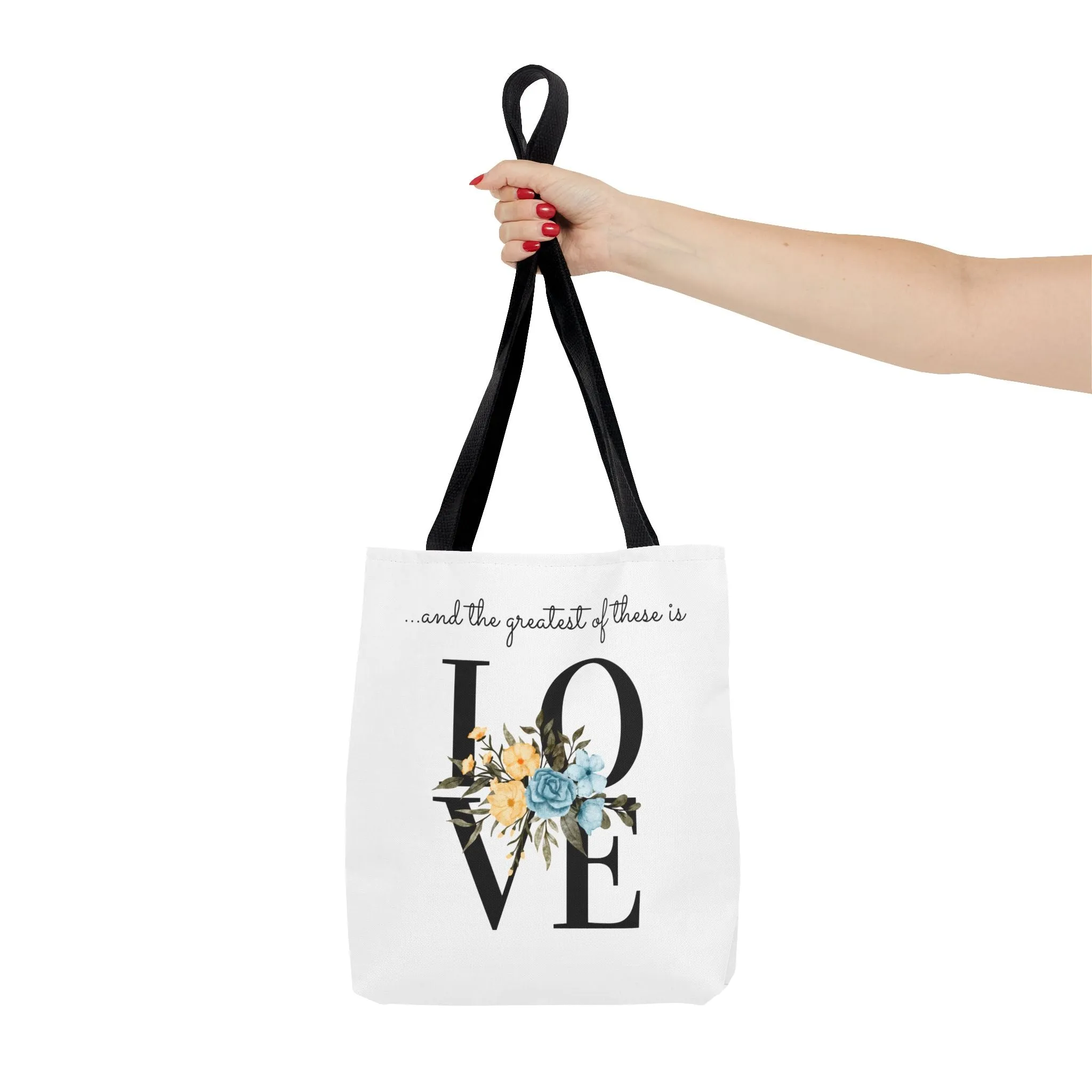 Favorite Verses The Greatest of These Is Love Tote Bag