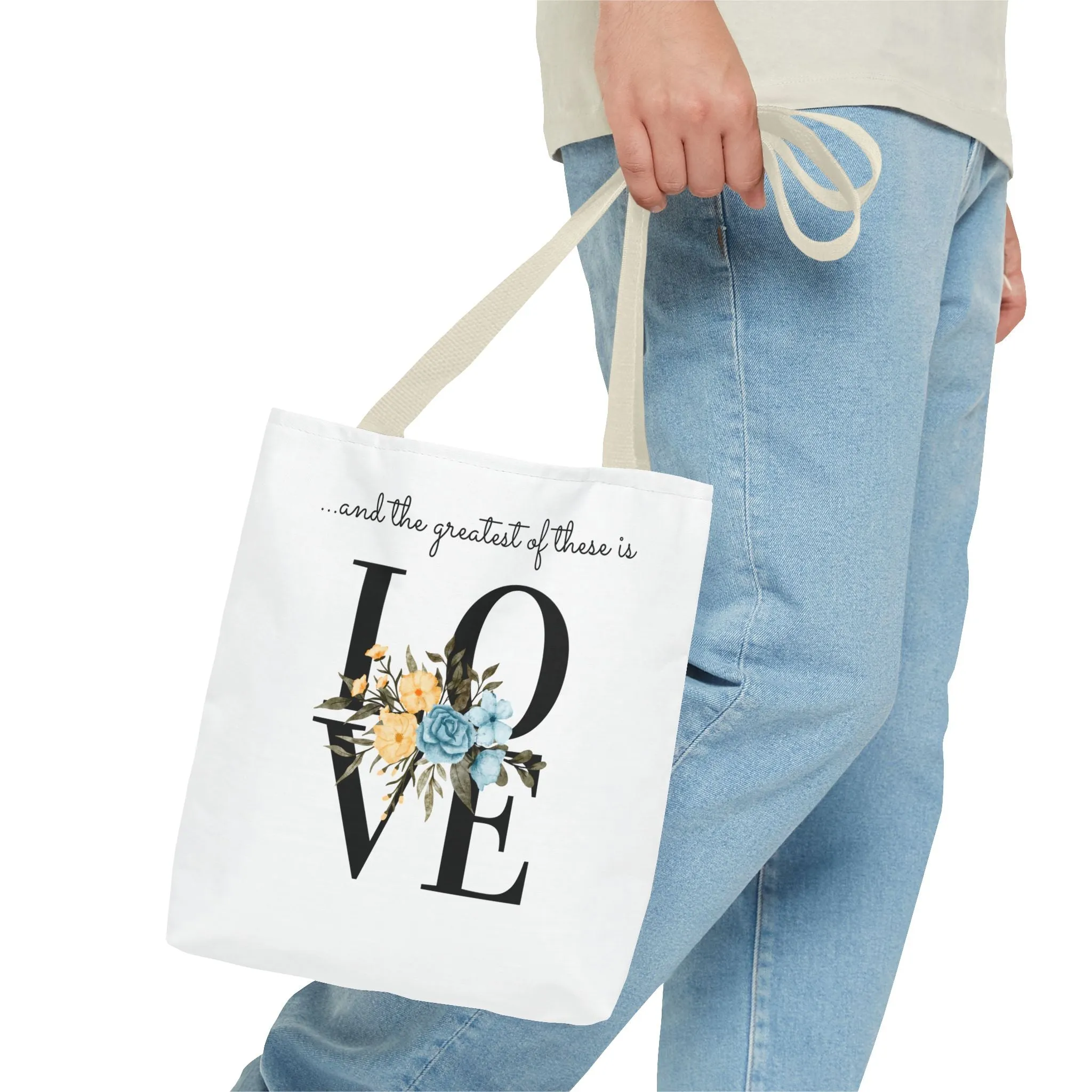 Favorite Verses The Greatest of These Is Love Tote Bag