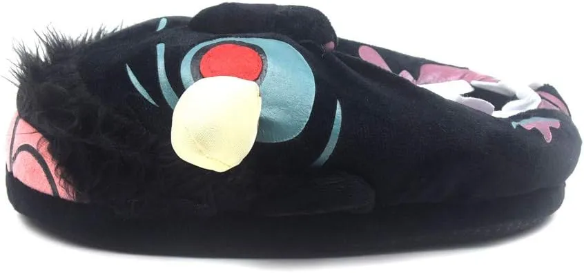 FAYUEKEY Unisex Zombie House Fuzzy Slippers for Women Men Halloween Scary Party Gift Shoes