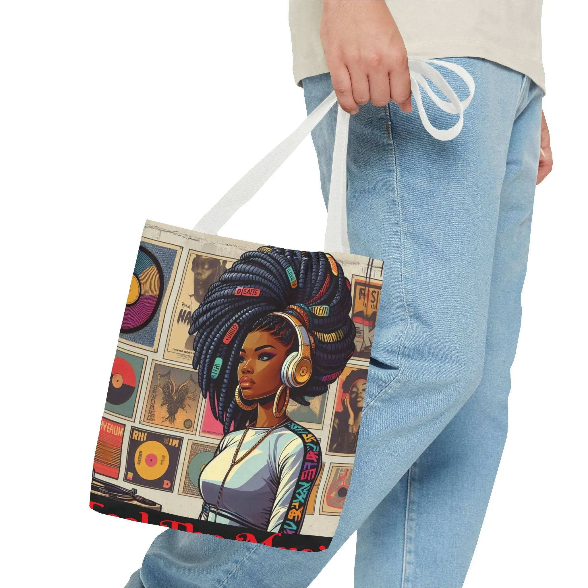 Feel The Music Tote Bag (AOP) #FM1