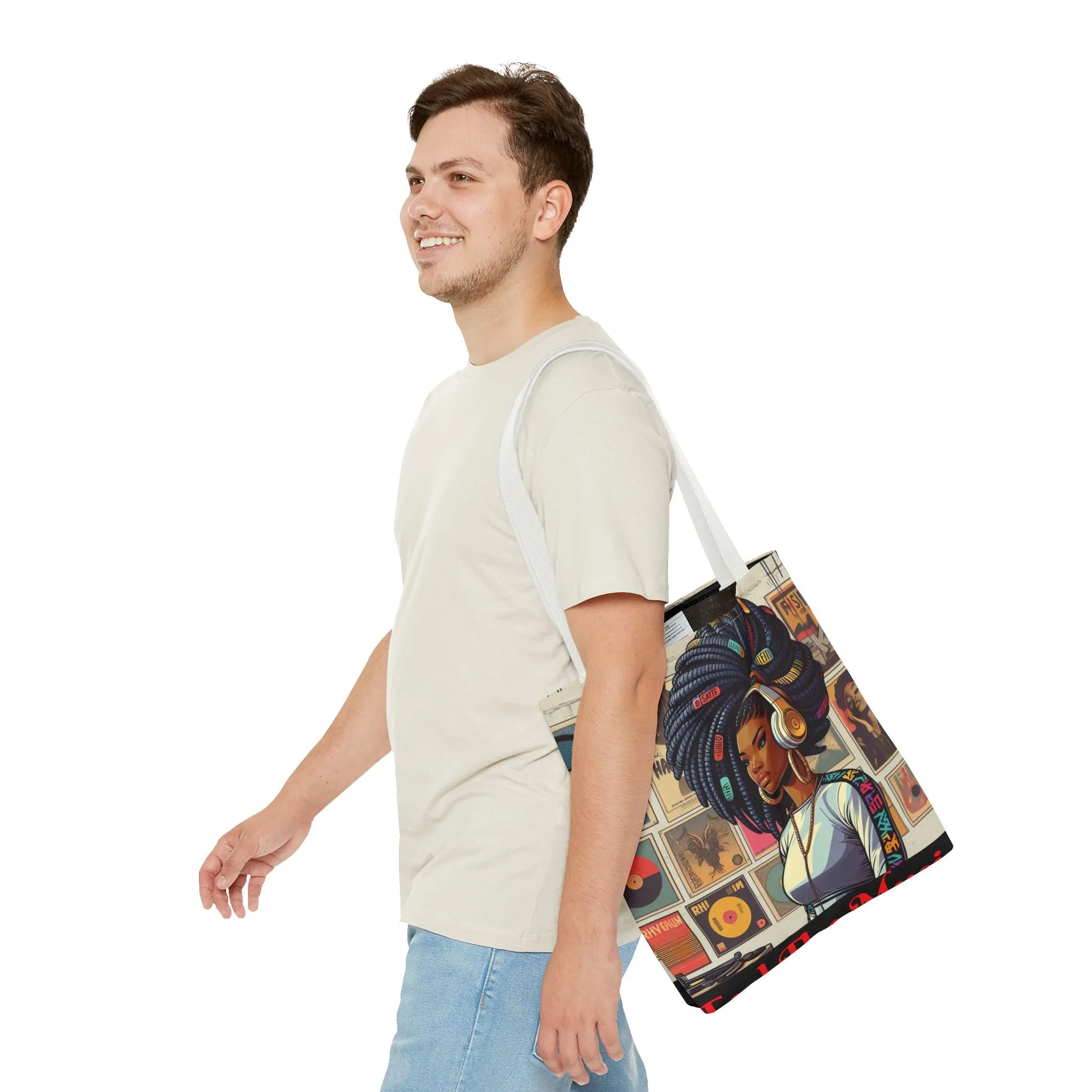 Feel The Music Tote Bag (AOP) #FM1