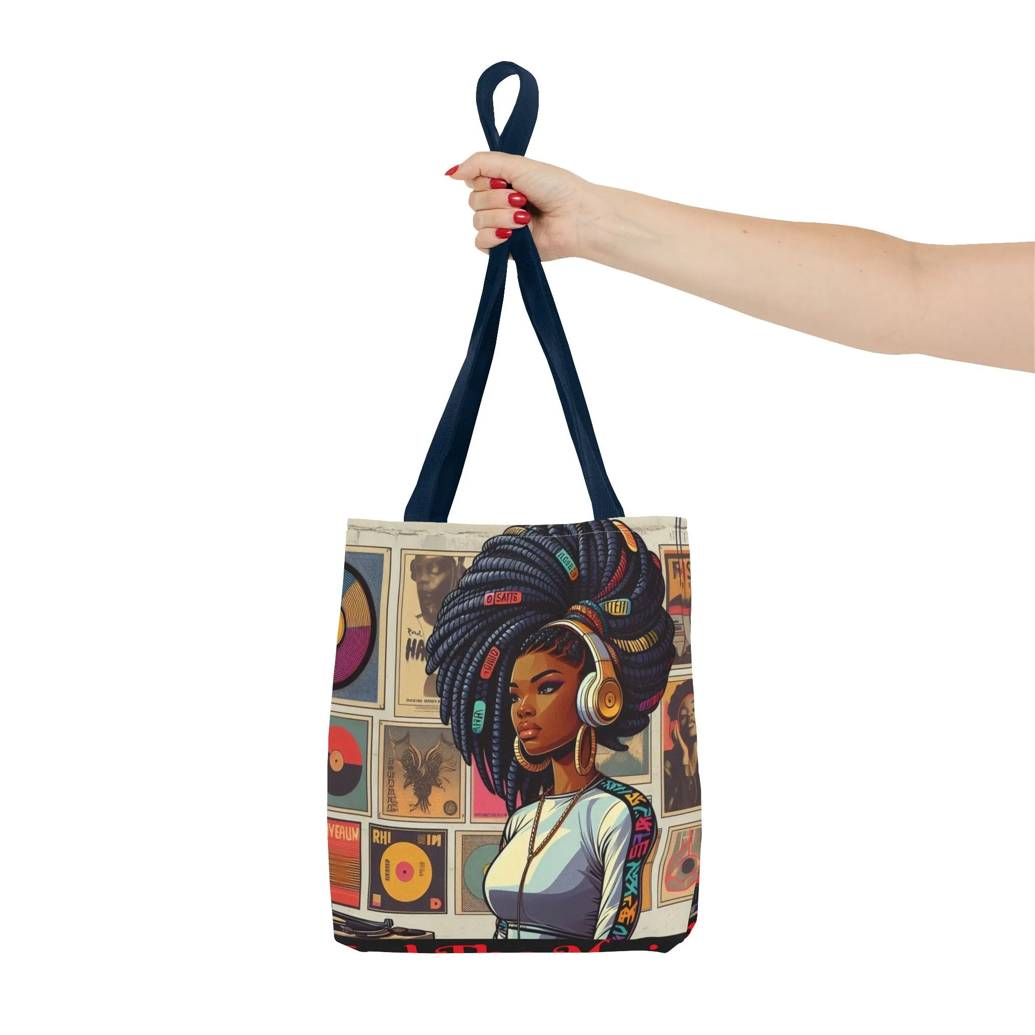 Feel The Music Tote Bag (AOP) #FM1