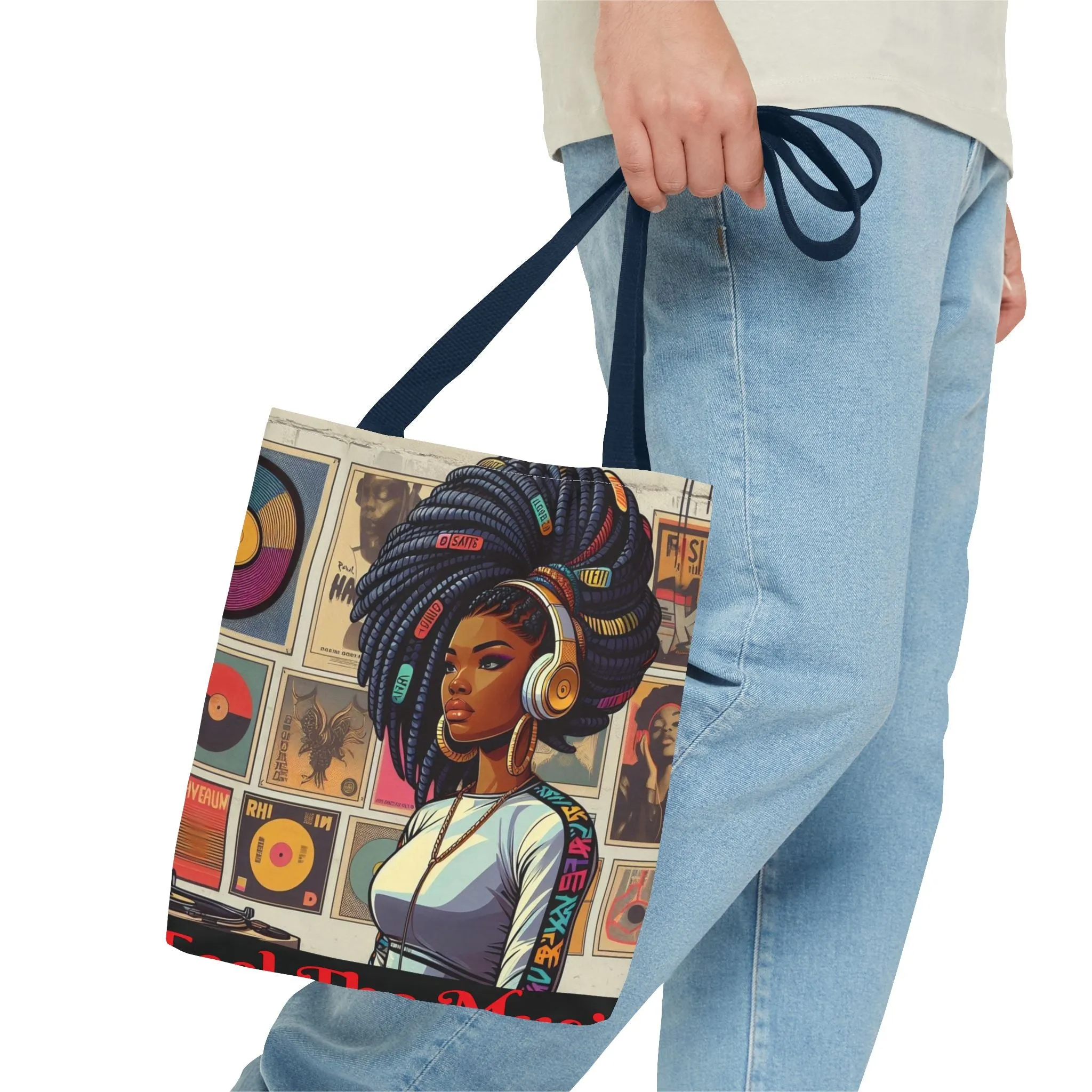 Feel The Music Tote Bag (AOP) #FM1