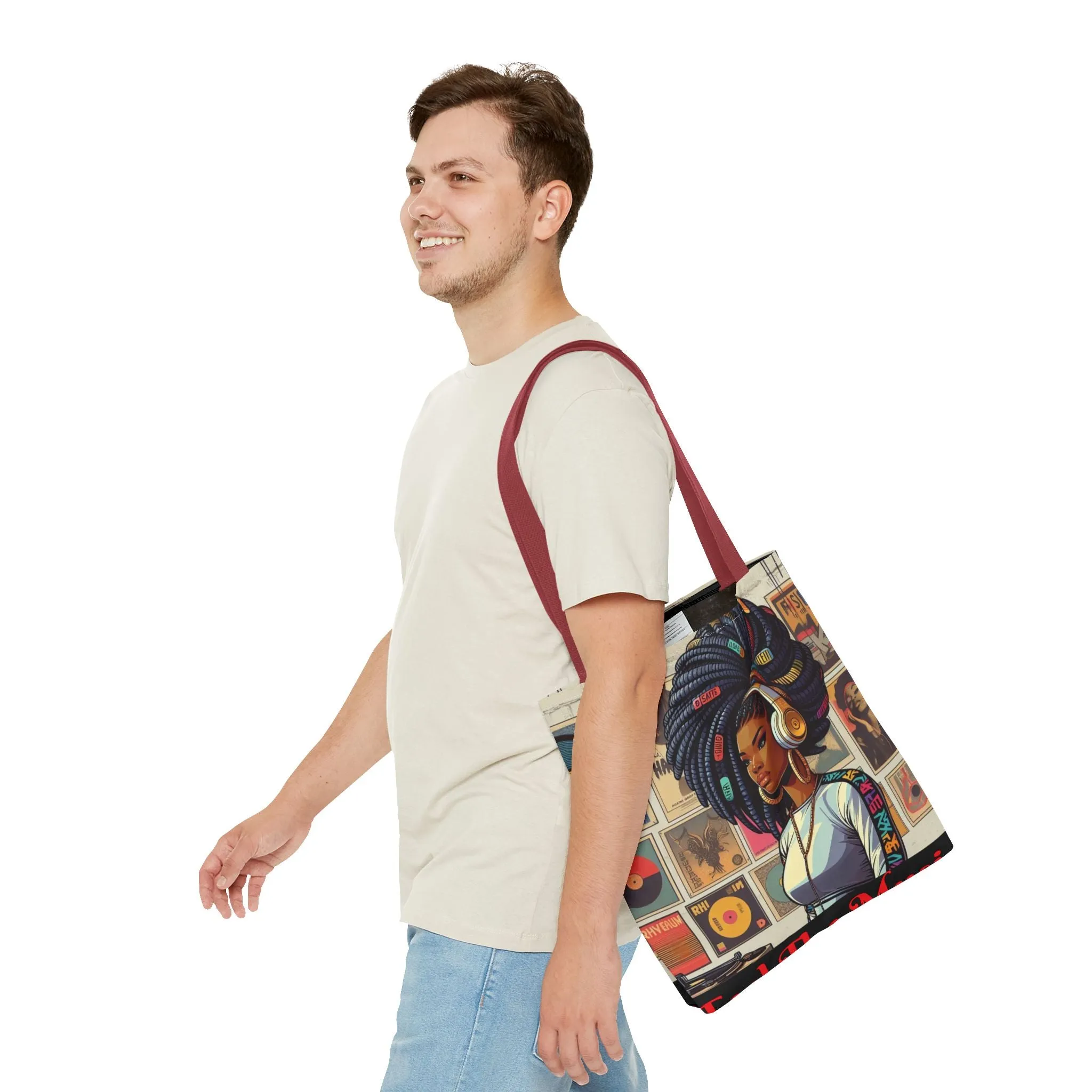 Feel The Music Tote Bag (AOP) #FM1