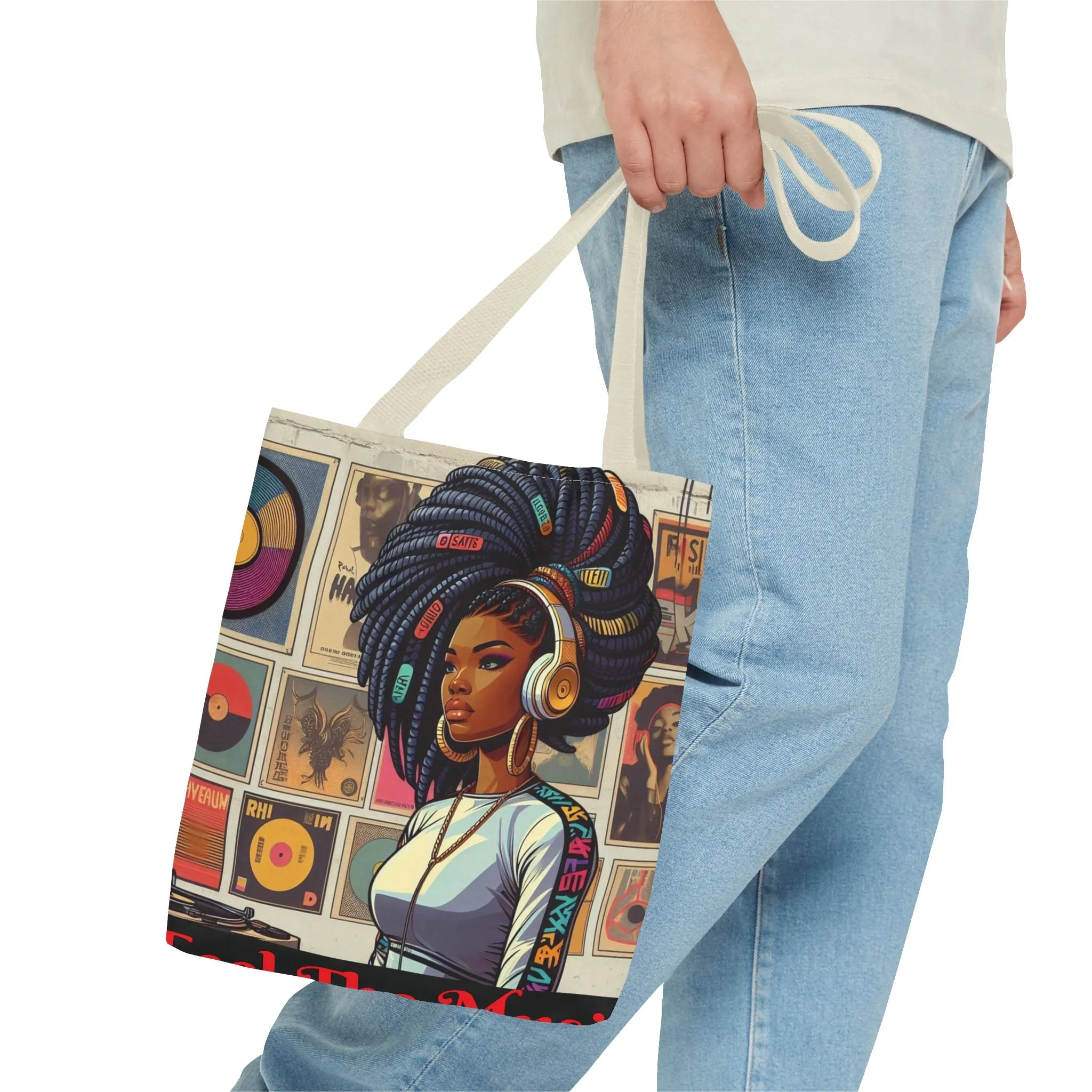 Feel The Music Tote Bag (AOP) #FM1