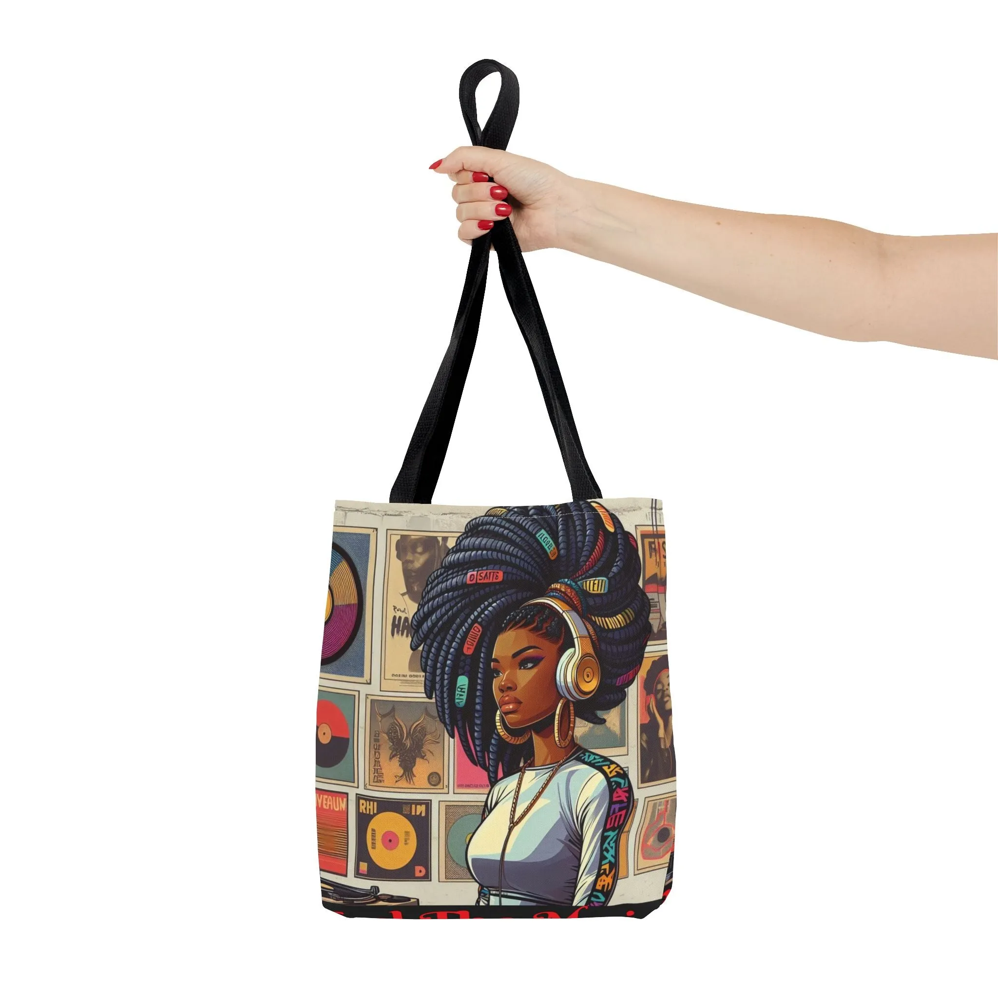 Feel The Music Tote Bag (AOP) #FM1