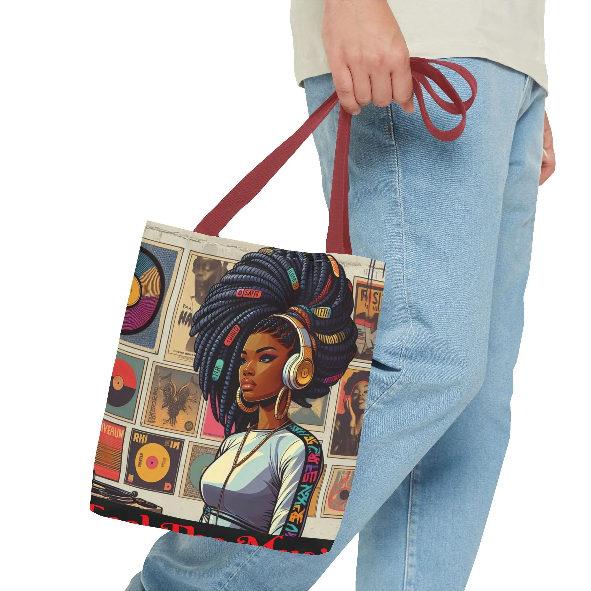 Feel The Music Tote Bag (AOP) #FM1
