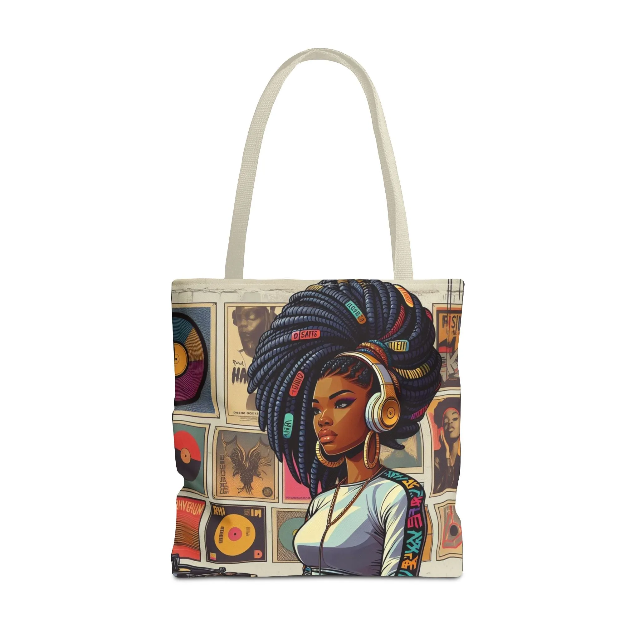 Feel The Music Tote Bag (AOP) #FM1