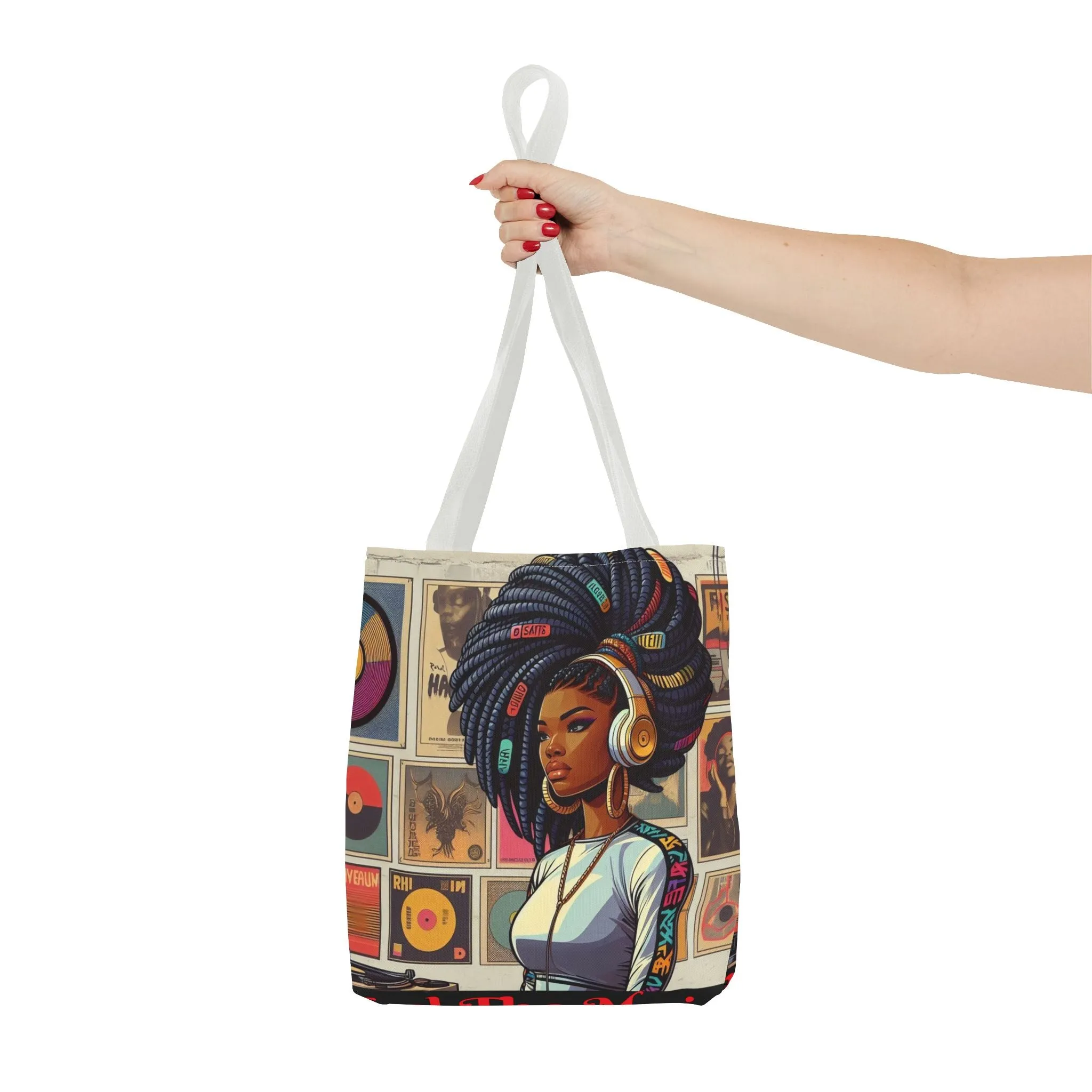 Feel The Music Tote Bag (AOP) #FM1