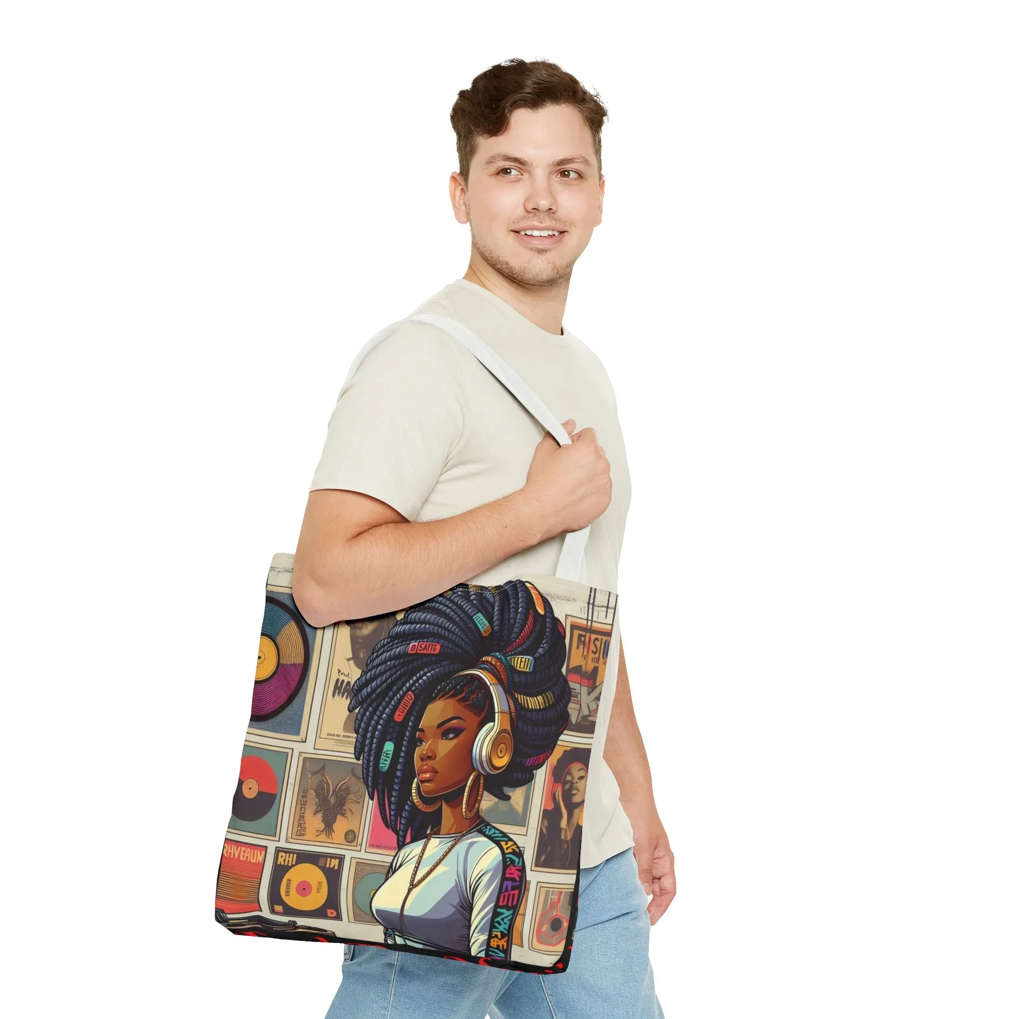 Feel The Music Tote Bag (AOP) #FM1