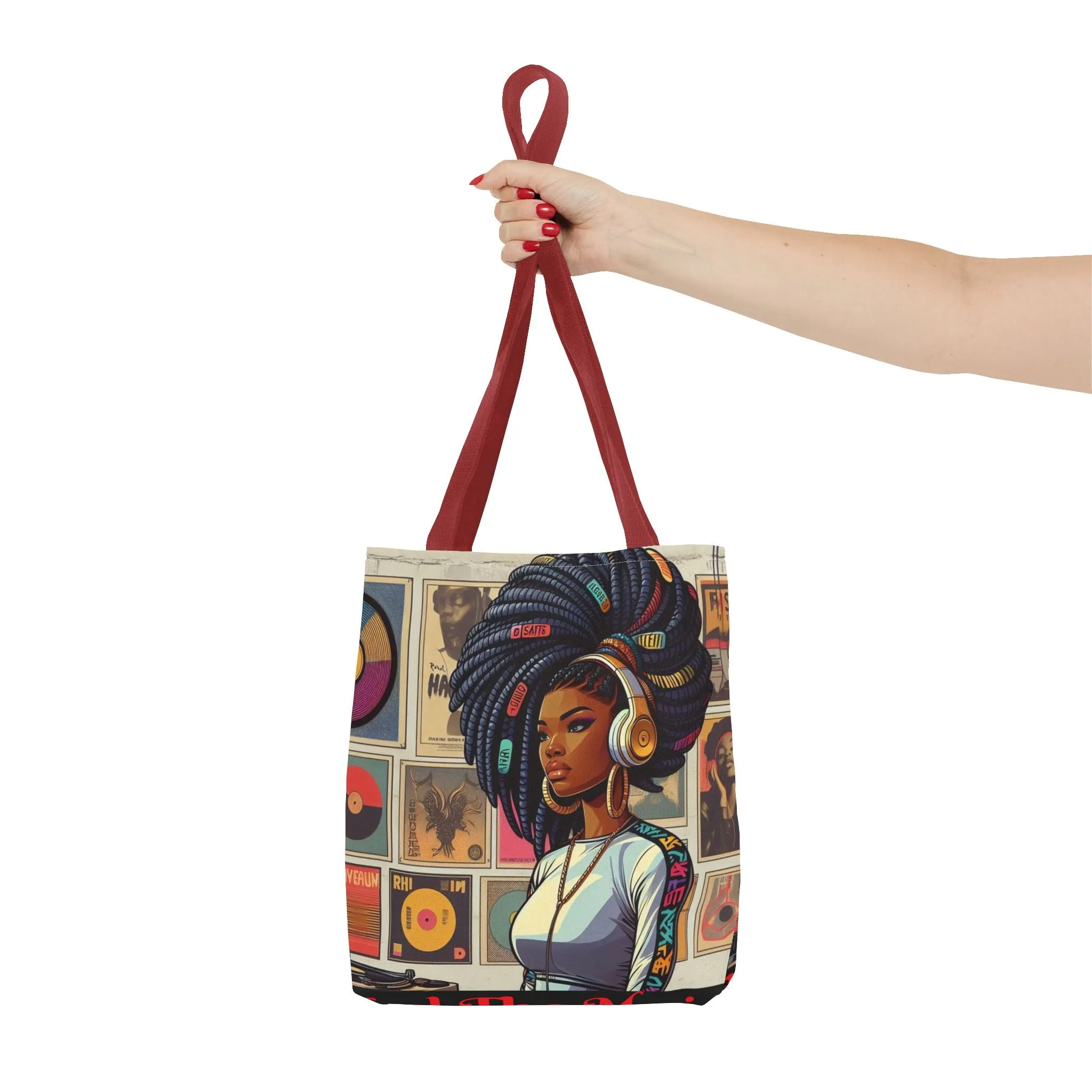 Feel The Music Tote Bag (AOP) #FM1