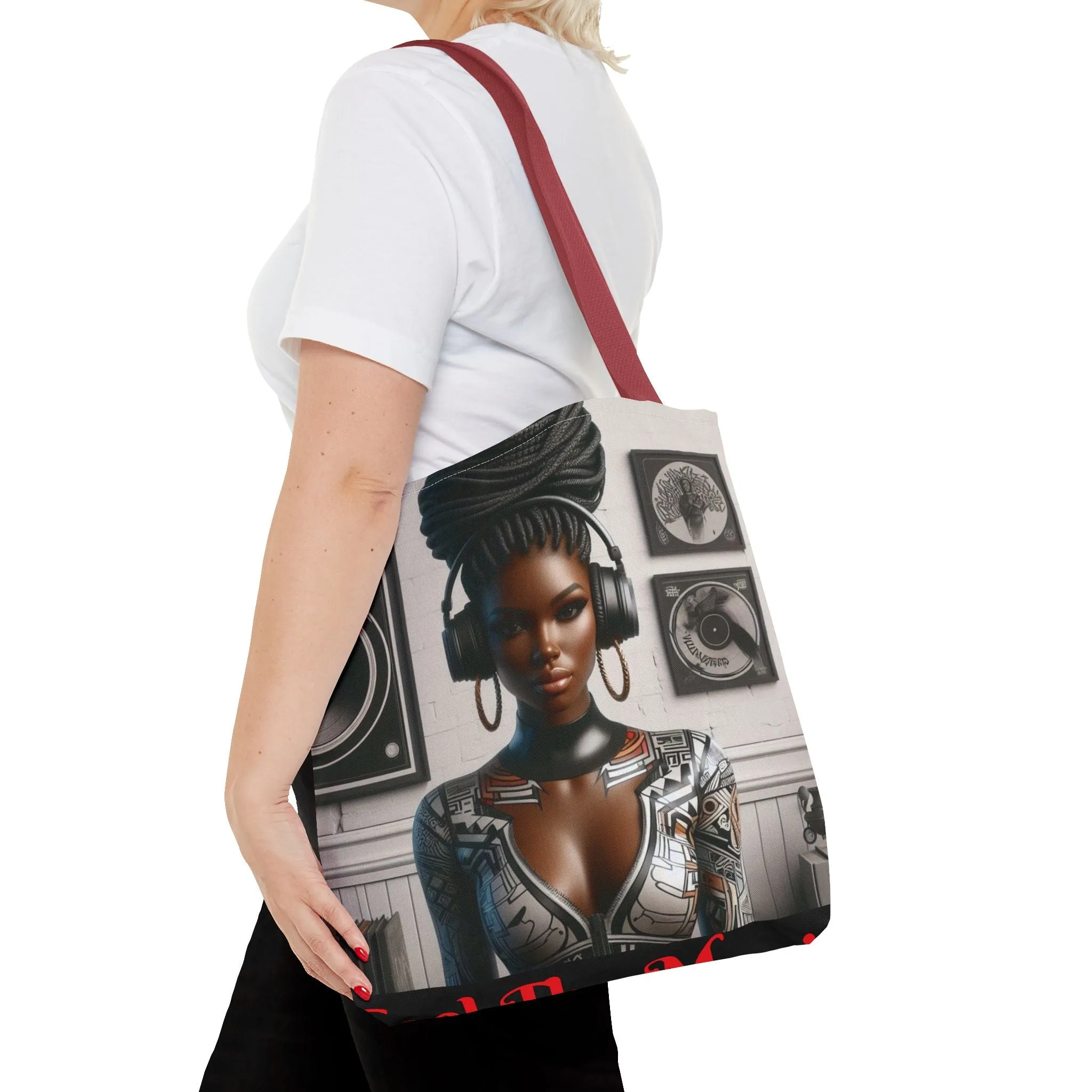 Feel The Music Tote Bag (AOP) #FM6