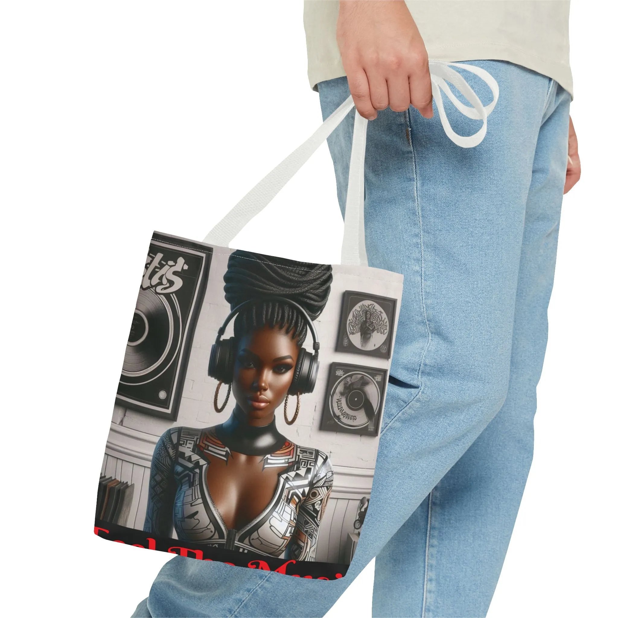 Feel The Music Tote Bag (AOP) #FM6