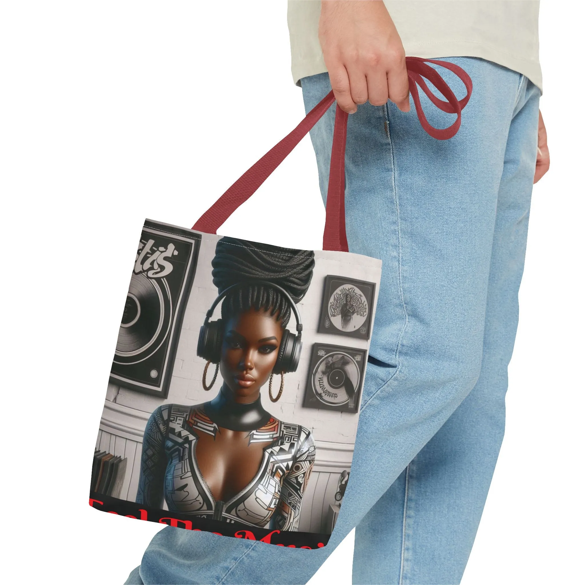 Feel The Music Tote Bag (AOP) #FM6