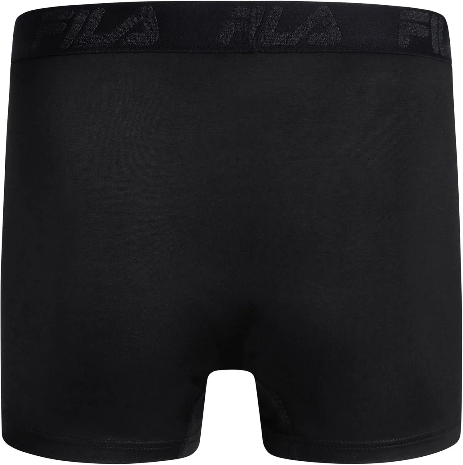 Fila Men's 4" Trunk Front Fly, 90% Polyester 10% Spandex, 4-Pack