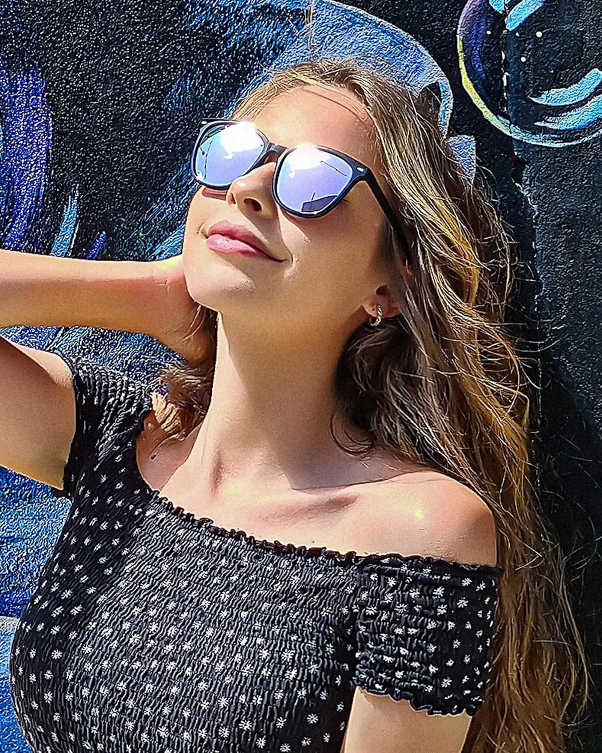 FIMILU 2 Packs Sunglasses for Women Polarized UV400 Protection Lens Big Frame Fashion Glasses Trendy Stylish Shade