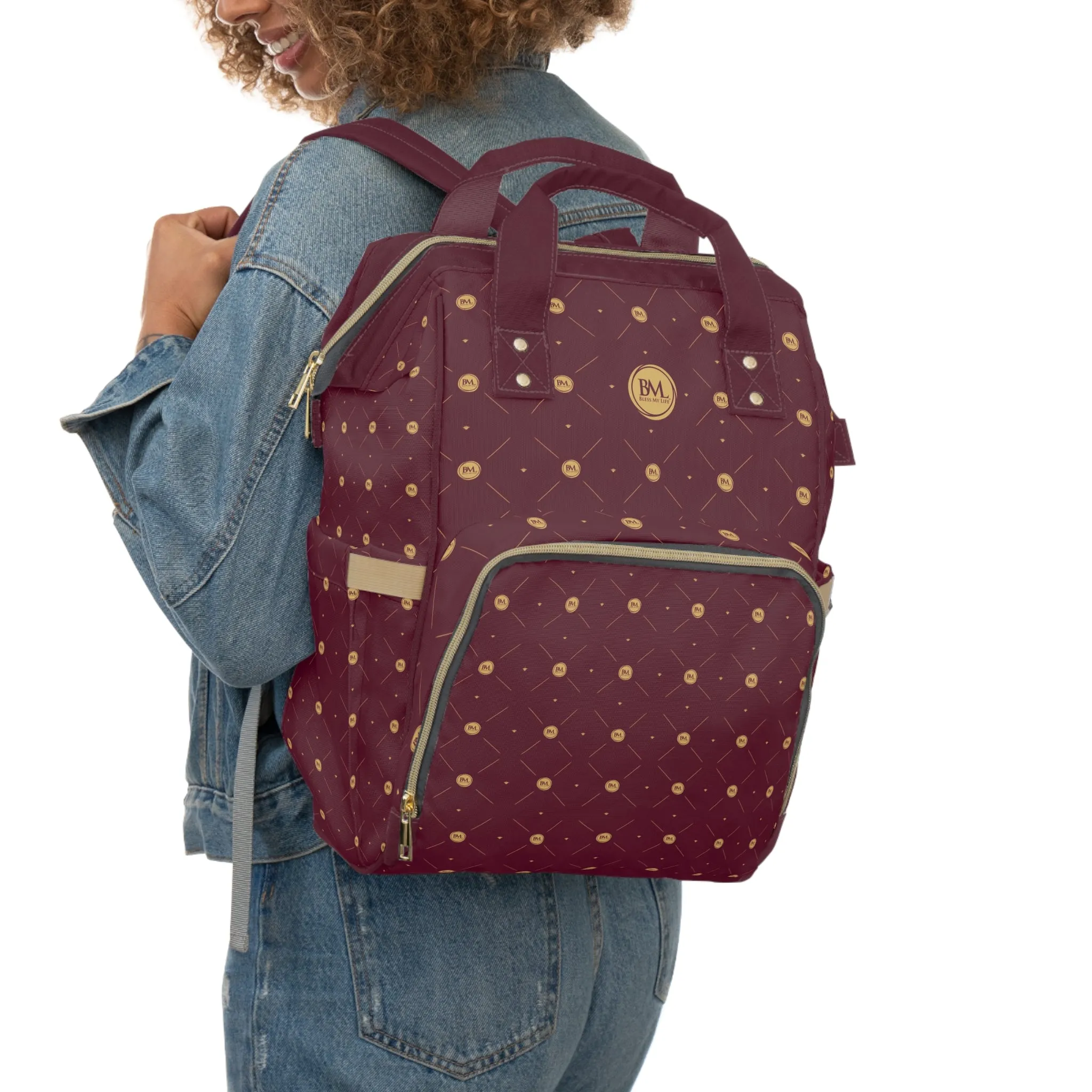 Final clearance BML Backpack Blessed Great discounts Diaper Beginnings