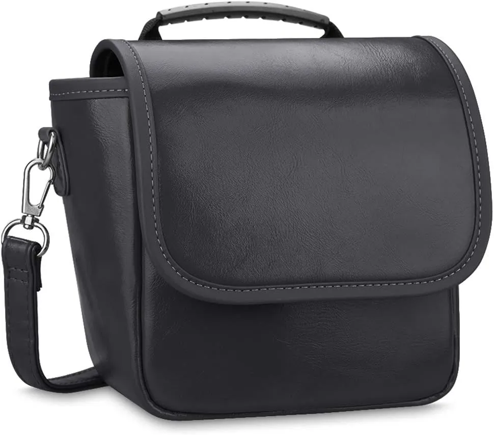 FINTIE Camera Bag Compatible with Polaroid Now  Generation 3rd/2nd/1st I-Type, Polaroid Flip, OneStep 2 VF, I-2 Instant Film Camera Travel Shoulder Case with Adjustable Strap Accessories