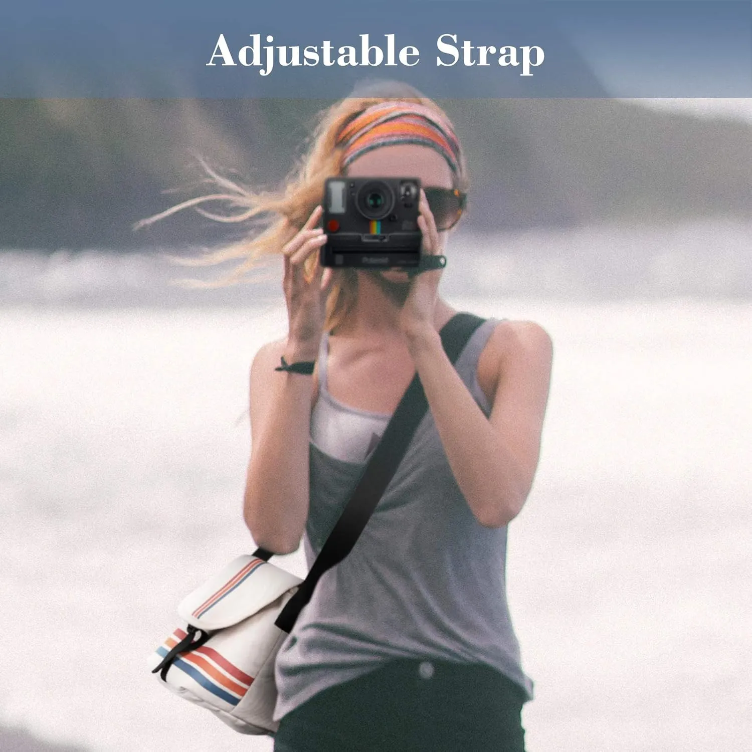 FINTIE Camera Bag Compatible with Polaroid Now  Generation 3rd/2nd/1st I-Type, Polaroid Flip, OneStep 2 VF, I-2 Instant Film Camera Travel Shoulder Case with Adjustable Strap Accessories