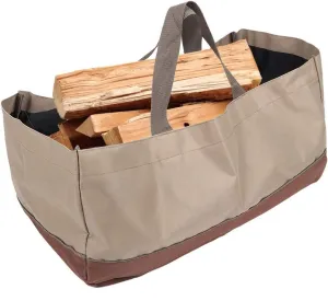 Firewood Log Carrier Tote Bag,Firewood Carrier Bag,Oxford Cloth Firewood Holder,Firewood Log Carrier Tote Bag,Firewood Holder with Shoulder Strap Garden Tote Bag for Camping Hiking