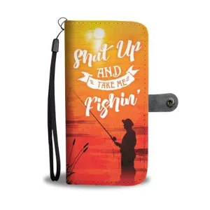 Fishing Wallet Phone Case with RFID Blocker