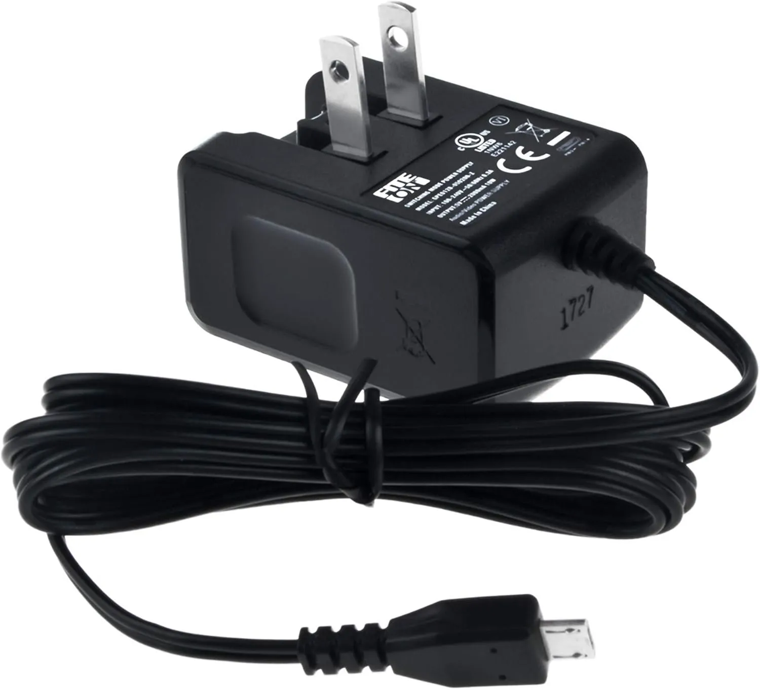 FITE ON UL Listed AC Adapter for Excelvan ET704 7 Android 4.2 Dual SIM Camera 3G Phablet Tablet