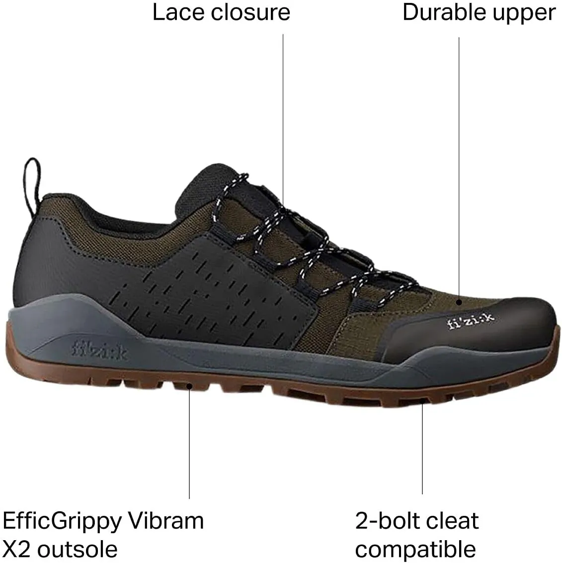 Fizik Unisex X2 Terra ErgolaceCycling Shoes