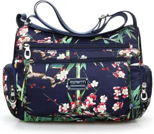 Flower cloth shoulder bag for women Crossbody Bags dumpling bag outdoor leisure large capacity women's bag
