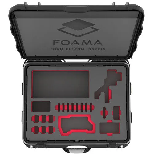 Foama Studio Case for Sony FX3 (Red Insert)