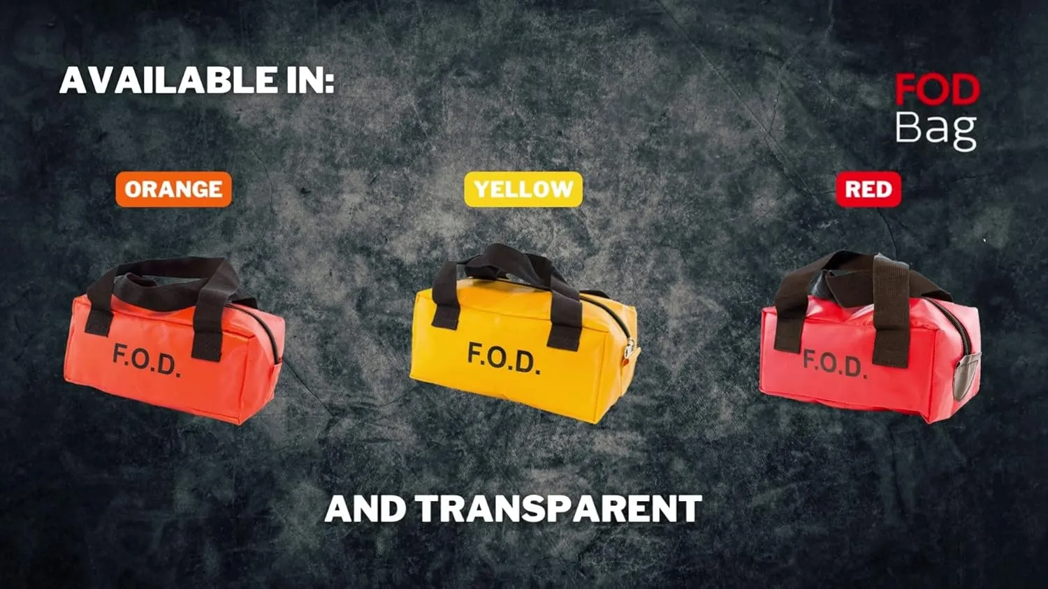 FOD Tool Bag for Small Tools - Well-Crafted Stitching, Perfect for Smaller Gear Suitable for Aerospace, Aviation Industry - Help Eliminate Foreign Object Debris (Orange)