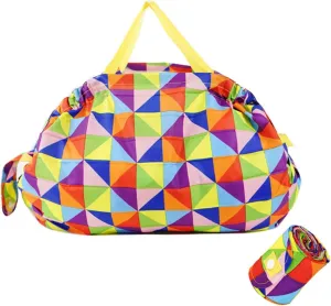 Foldable One-Shoulder Portable Shopping Bag Portable Grocery Bag Supermarket Eco Bag for Shopping Grocery Picnic Travel and Gym (Color : 09)