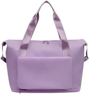 Foldable Women's Portable Large Capacity Organiser Travel Gym Bag (Color : 02, Size : 40x35x23cm)
