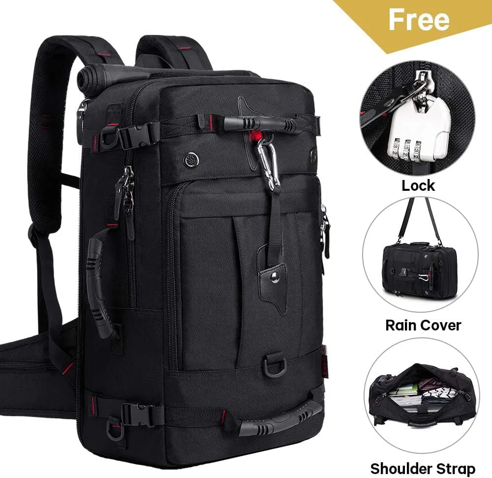 for Adjustable 15.6 35L) Women(Medium Fit Backpack, Backpack on Laptop Travel Duffle Durable Men Bag Time-limited offer Convertible for Inch Carry and