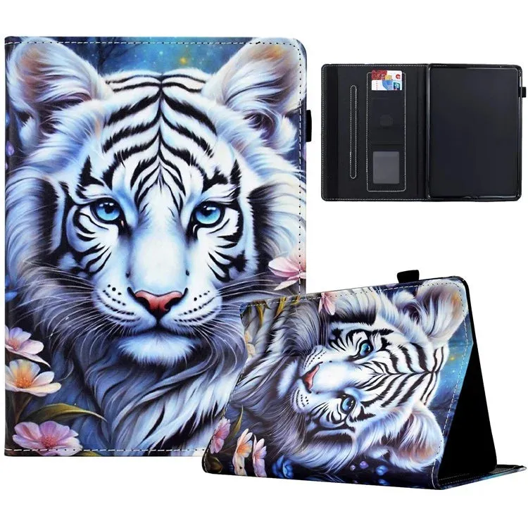 For Amazon Kindle Paperwhite (2024) Case Leather Card Holder Stand E