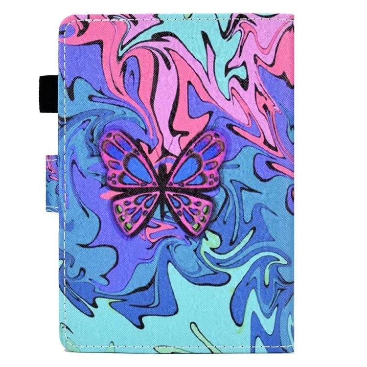 For Amazon Kindle Paperwhite (2024) Case Leather Card Holder Stand E