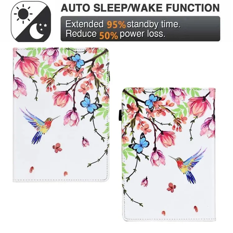 For Amazon Kindle Paperwhite (2024) Case Leather Card Holder Stand E