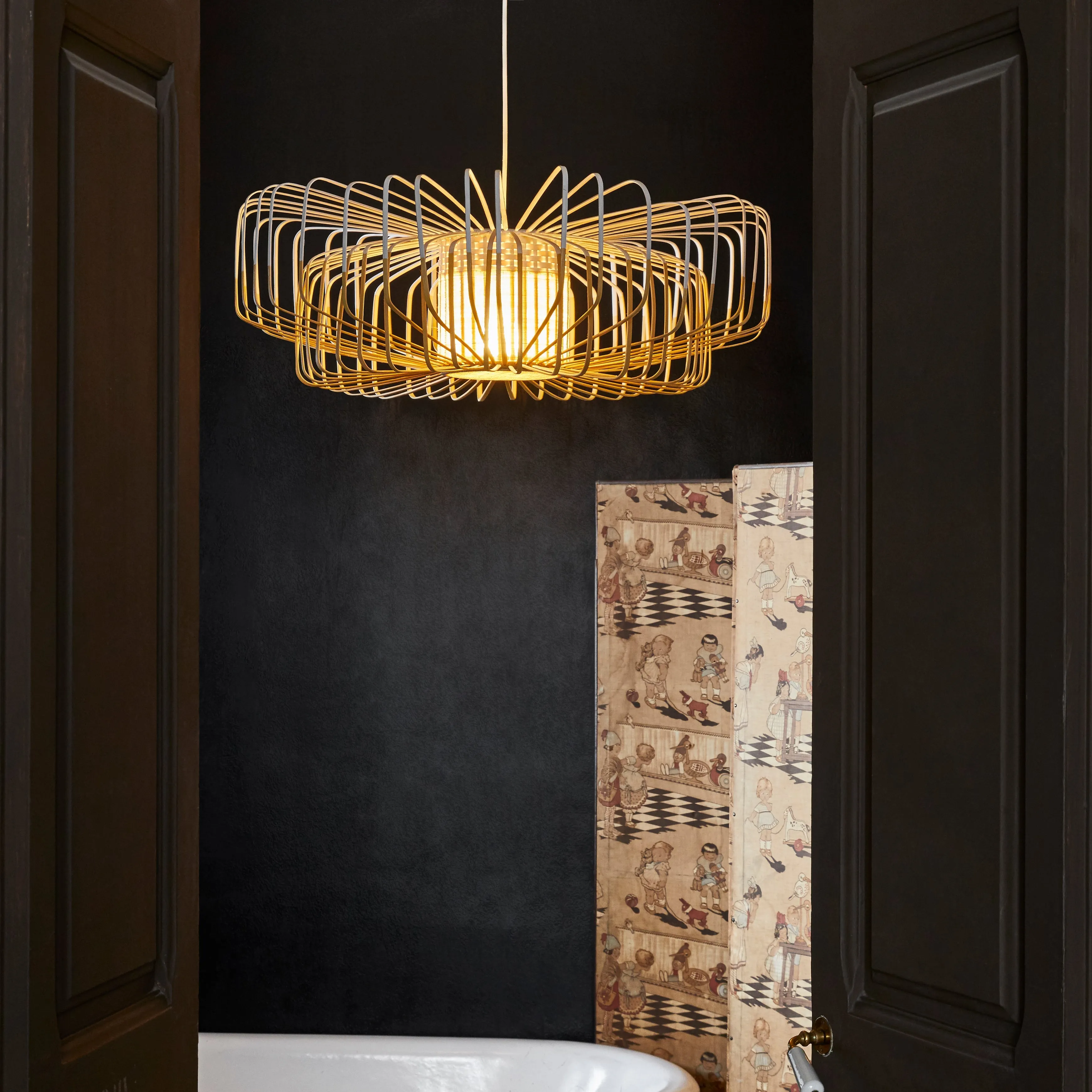 Forestier Bamboo XXL Up & Down Pendant Lamp