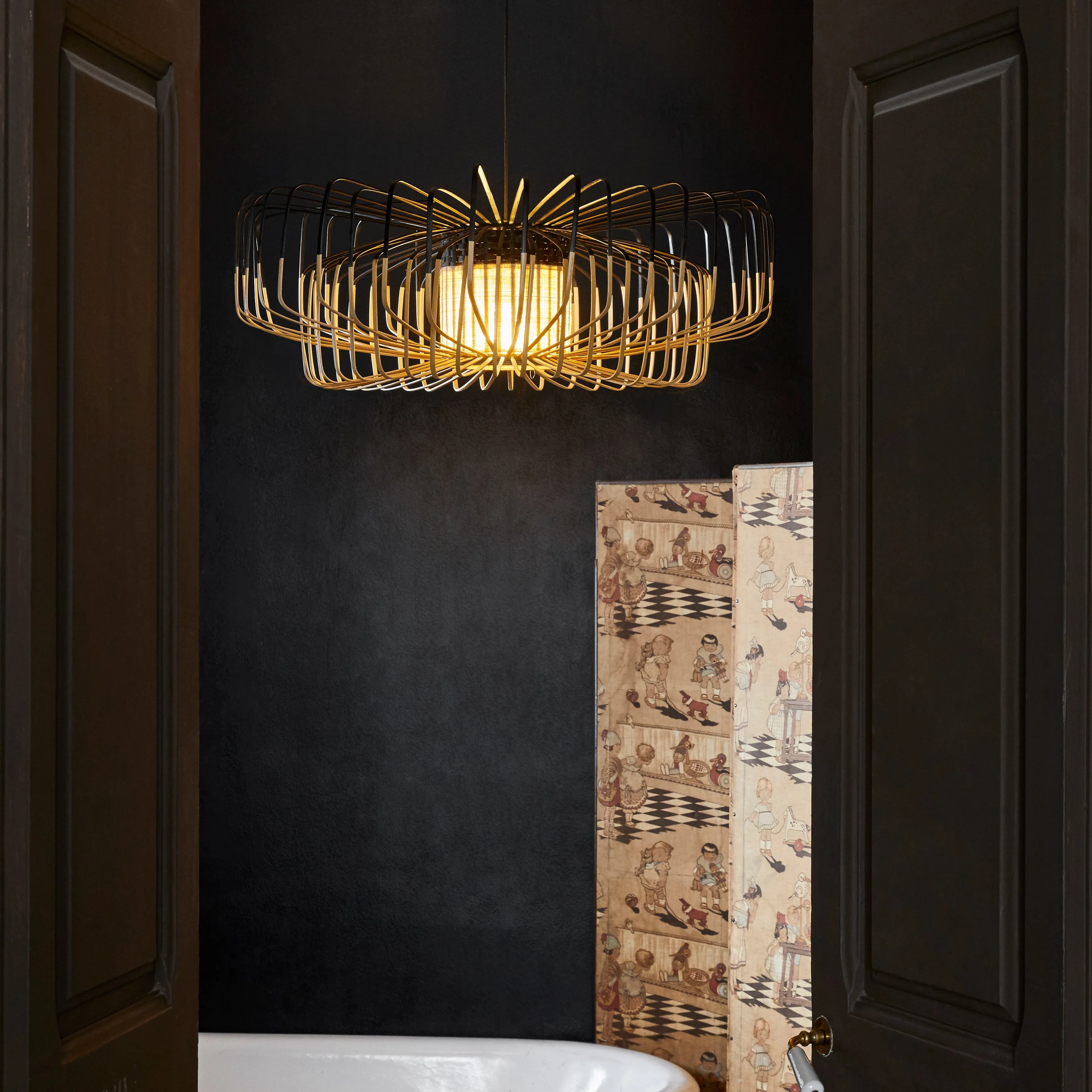 Forestier Bamboo XXL Up & Down Pendant Lamp