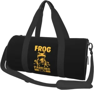 Frog Parking Only All Otners Will Be Toad Duffel Bag Gym Bag Travel Sports Tote Large Foldable Beach Swim Yoga3