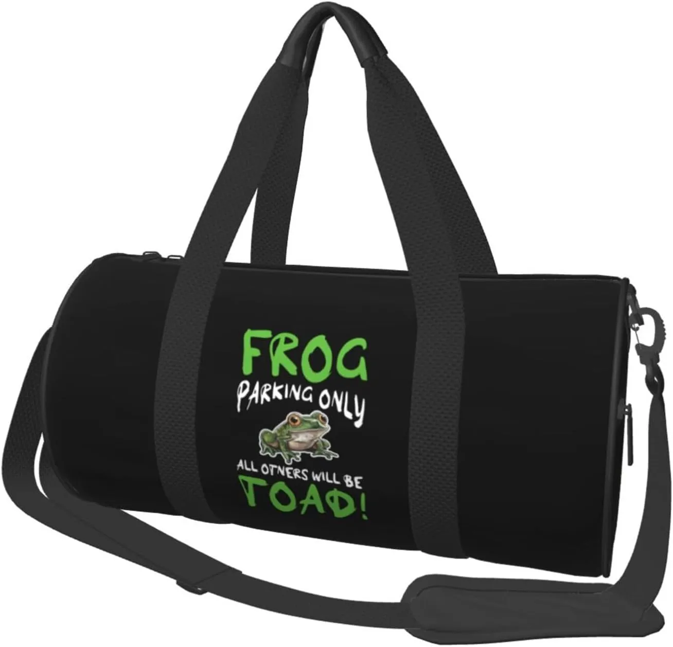 Frog Parking Only All Otners Will Be Toad Duffel Bag Gym Bag Travel Sports Tote Large Foldable Beach Swim Yoga9